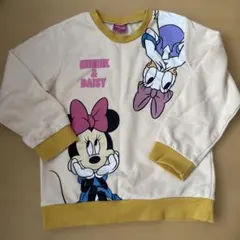 Disney ミニー＆デイジー トレーナー 120cmのサムネイル