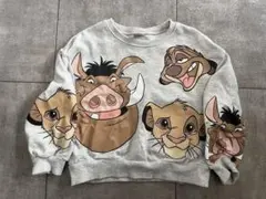 ライオンキング 総柄 トレーナー 110