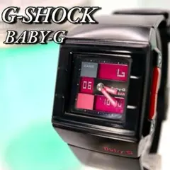 CASIO Baby-G スクエア ブラック レディース腕時計 998