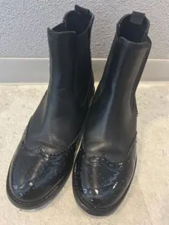 【美品】FABIO RUSCONI サイドゴア　ショートブーツ　35