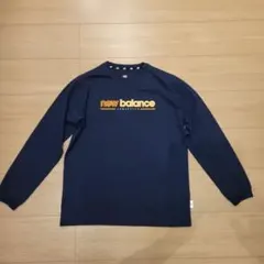 new balance ロングスリーブTシャツ 150 JPN ネイビー