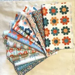 29✖️23cm 12枚セットポリエステル生地　ボヘミア