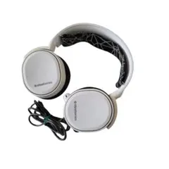 ​【訳あり】SteelSeries ゲーミングヘッドセット ホワイト 動作確認済