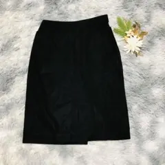 ダナキャラン (M) タイトスカート ウール混 ストレッチ 通勤フォーマル