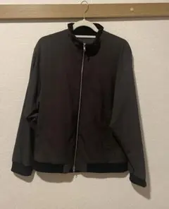 THE SHOP TK ダークグレー チェック柄　ジャケット M ブルゾン