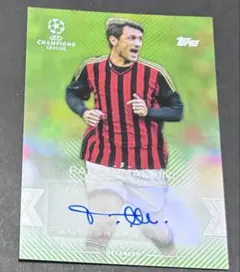 마르디니 Paolo Maldini 친필 사인 카드 Topps 밀란