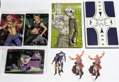 ジョジョの奇妙な冒険 　スシローコラボステッカー　ウエハースカード　7点セット