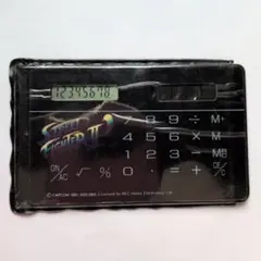 値下げ】電卓 わんぱくこぞう販促品 ストリートファイターⅡ'Huカード