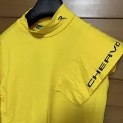 美品サイズL/CHERVO/PRO THERMストレッチ/長袖モックネックシャツ