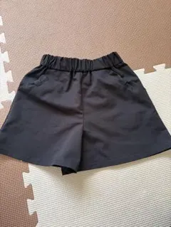 COMME CA ISM ブラックハーフパンツ 100A