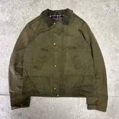 オイルドジャケット　リメイク　ショートジャケット　短丈　ブルゾン