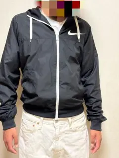 NIKE ナイロンジャケット ブラック ホワイト