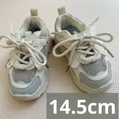 ❤特価❤ 14.5 キッズ シューズ スニーカー ベージュ