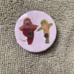 キャラクター ピンバッジ ガチャピン&ムック