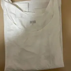 ユニクロHEATTECH ホワイト 長袖 Tシャツ L