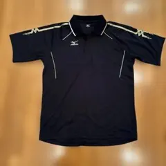 Mizuno 黒ポロシャツ Lサイズ　硬式テニス　ソフトテニスのサムネイル