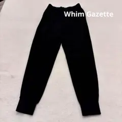 週末お値下げ☆Whim Gazette☆イージーパンツ ブラック FREE