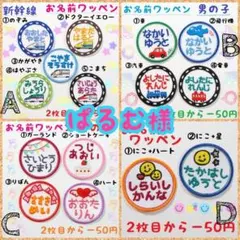 『ぱるむ様』お名前ワッペン