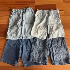 デニム柄　ハーフパンツ　140 まとめ売り