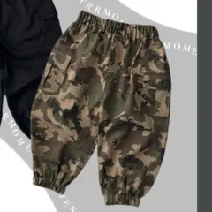 ルルモーメントRRmoment カーゴパンツ 迷彩 100 しまむら　バースデイ