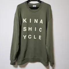 木梨サイクル トレーナー スウェット XLサイズ カーキ