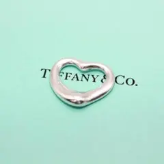 美品 Tiffany&Co. ティファニー オープンハート シルバー ネックレス