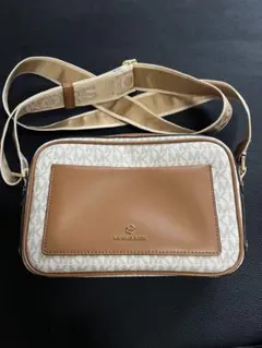 MICHAEL KORS ショルダーバッグ ブラウン/ホワイト