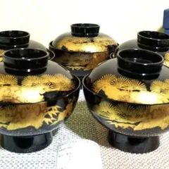 会津塗 お碗揃 5セット 会津塗 お碗揃 5セット Amazon.co.jp: 会津塗 お汁椀 5