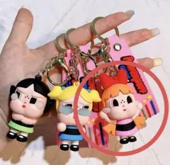 【新品】　CRYBABY クライベイビー パワパフ キーホルダー