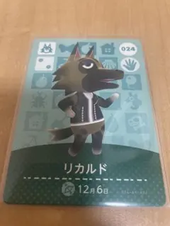 あつまれどうぶつの森　amiibo アミーボカード　Switch リカルド