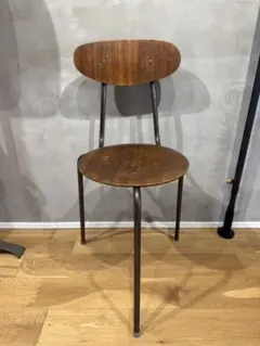 Midcentury school dot chair vintage