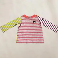 DOUBLE.B ストライプTシャツ 80