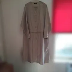 アンコキーヌ グレー ロングコート