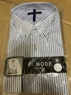 メンズ　Bi MODE FOR MEN 長袖シャツ ストライプ柄　43ー84