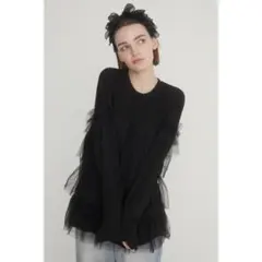 美品】maison de Dolce. チュチュトップス ブラック - メルカリ