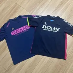 スボルメtシャツ 2枚セット ネイビー ピンク　サイズL