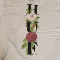 HUF ポケットTシャツ ホワイト 花柄