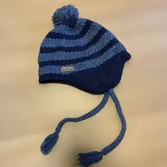 mont-bell ストライプニット帽