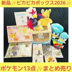 ポケモンセンターグッズ　13点　まとめ売り　ピカピカボックス2026