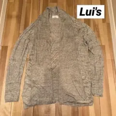 Lui's 麻 カーディガン