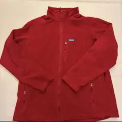 Patagonia パタゴニア フリースジャケット レッド メンズ 古着