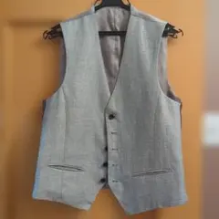グレンチェック スーツベスト Mサイズ