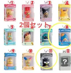 サンリオキャラクターズ チョコボックス タキシードサム バッドばつ丸 ミニチュア