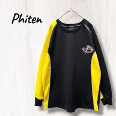 ファイテン Phiten 長袖Tシャツ ブラック イエロー M バレーボールのサムネイル