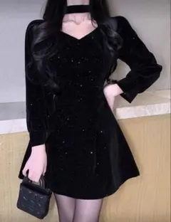 ♡SHEIN♡黒 ワンピース ドレス