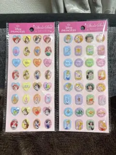 Disney プリンセス シール 2枚セット