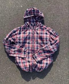 OLD UNIQLOチェックマウンテンパーカーレッド✖️ネイビー archive