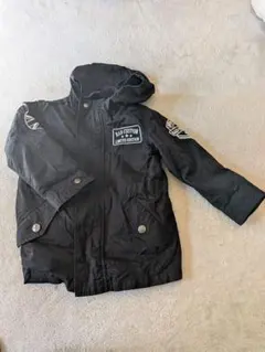 RAD CUSTOM フード付きコート 黒