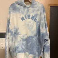 NIEEH タイダイ パーカー フード付き