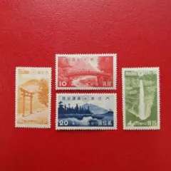 銭単位切手 国立公園 日光4種完 - メルカリ